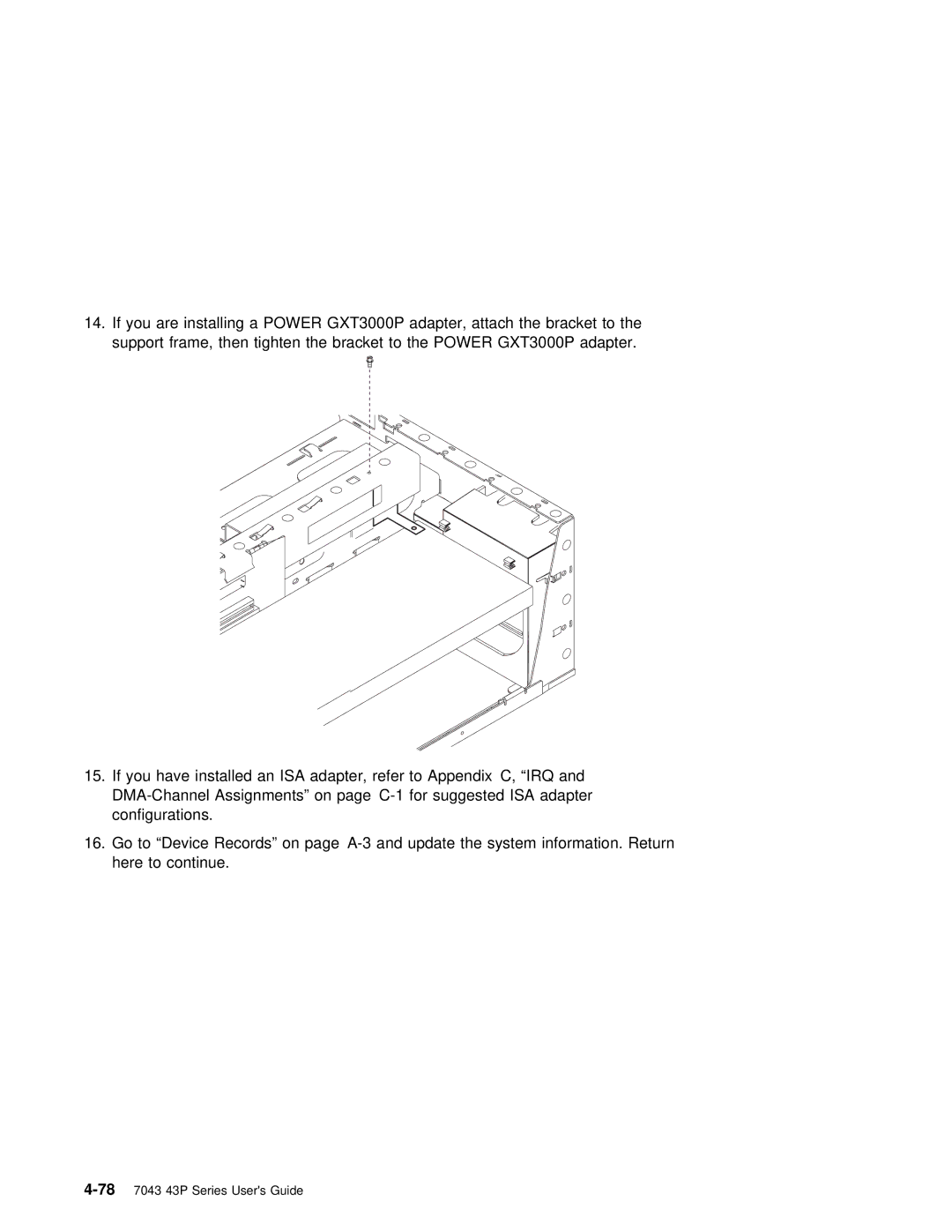 IBM RS/6000 7043 43P manual 787043 43P Series Users Guide 