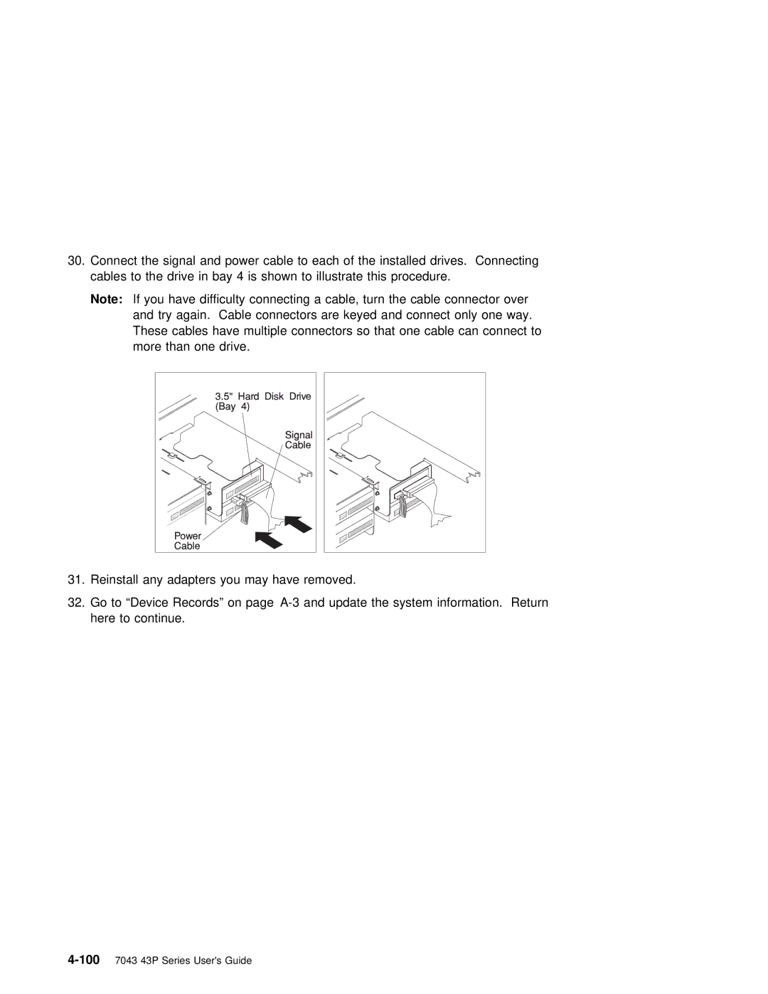 IBM RS/6000 7043 43P manual Connec 