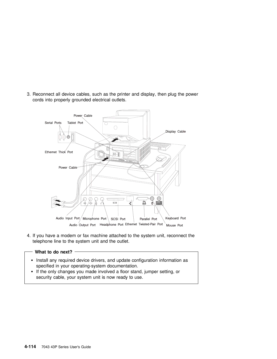 IBM RS/6000 7043 43P manual 1147043 43P Series Users Guide 