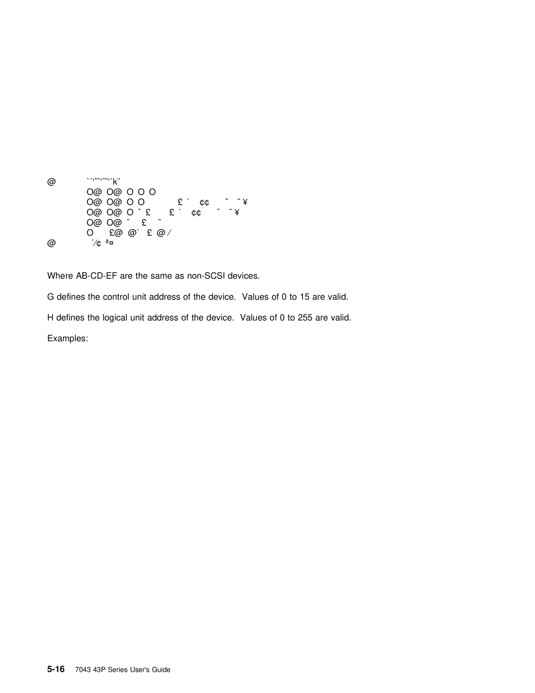 IBM RS/6000 7043 43P manual Where AB-CD-EF are 