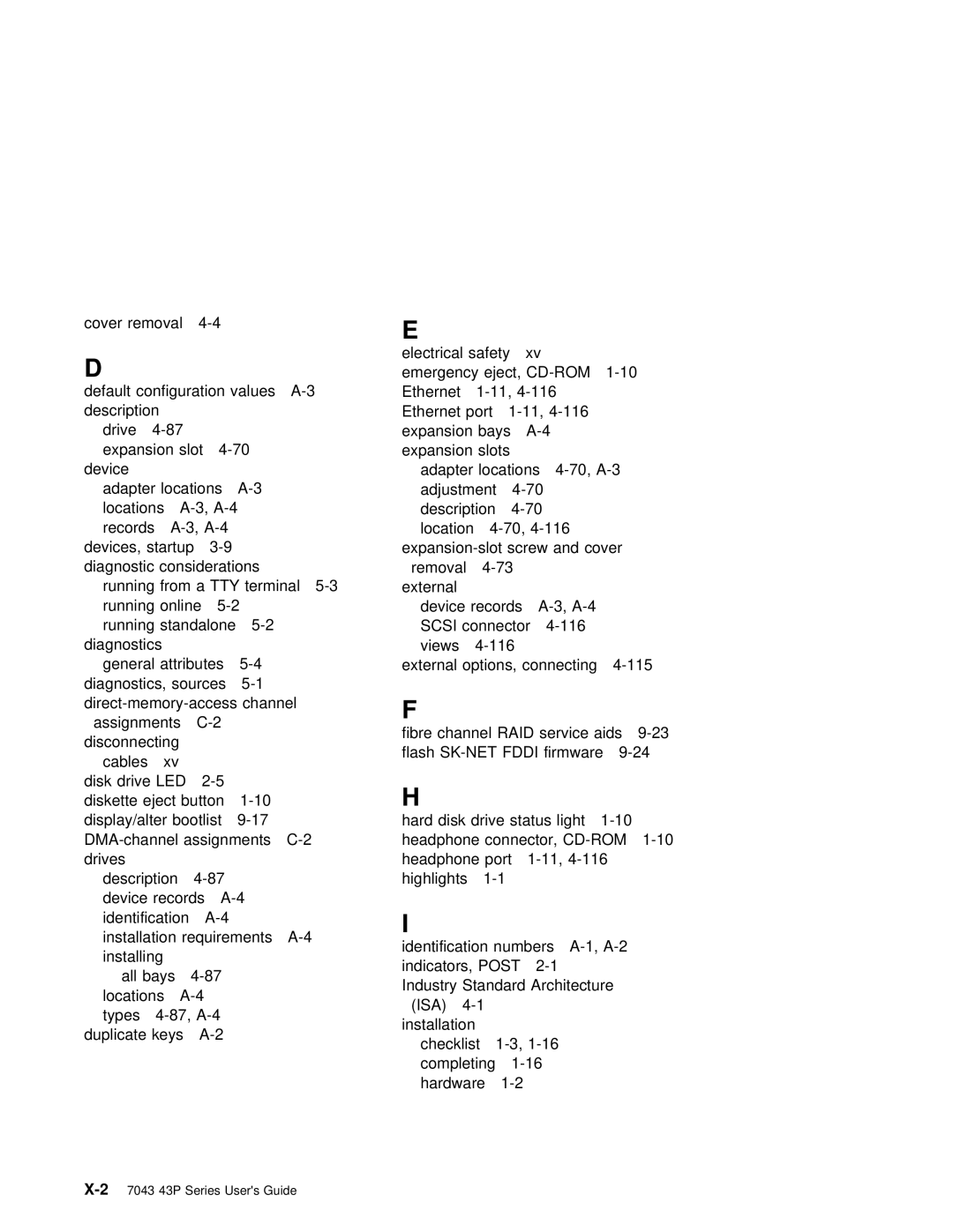 IBM RS/6000 7043 43P manual Installation Checklist Completing Hardware 