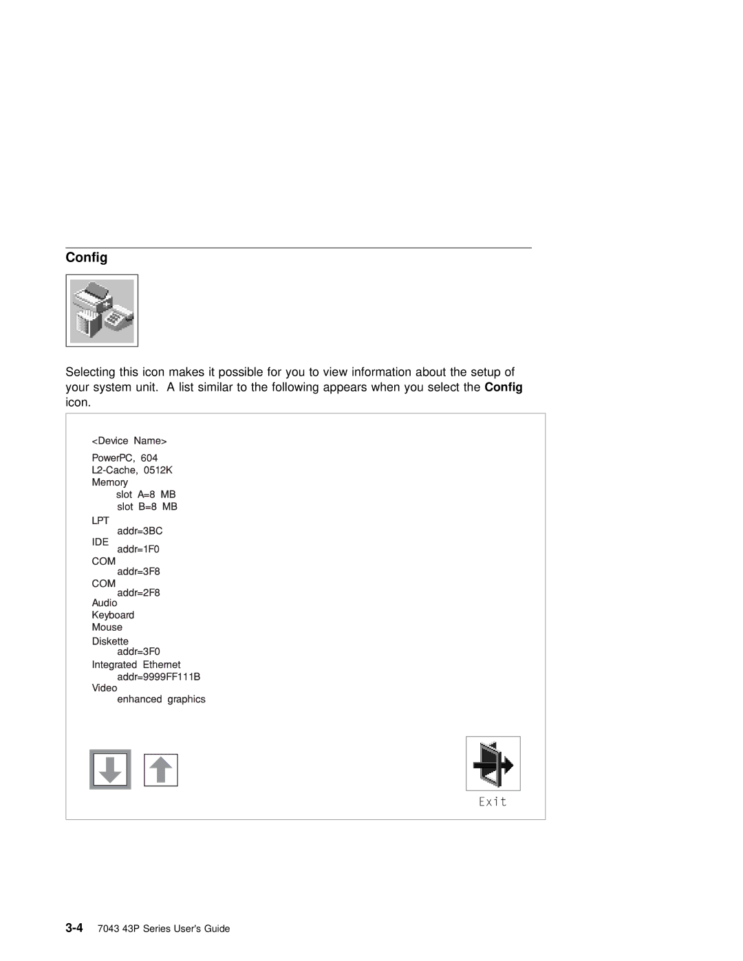 IBM RS/6000 7043 43P manual Config 