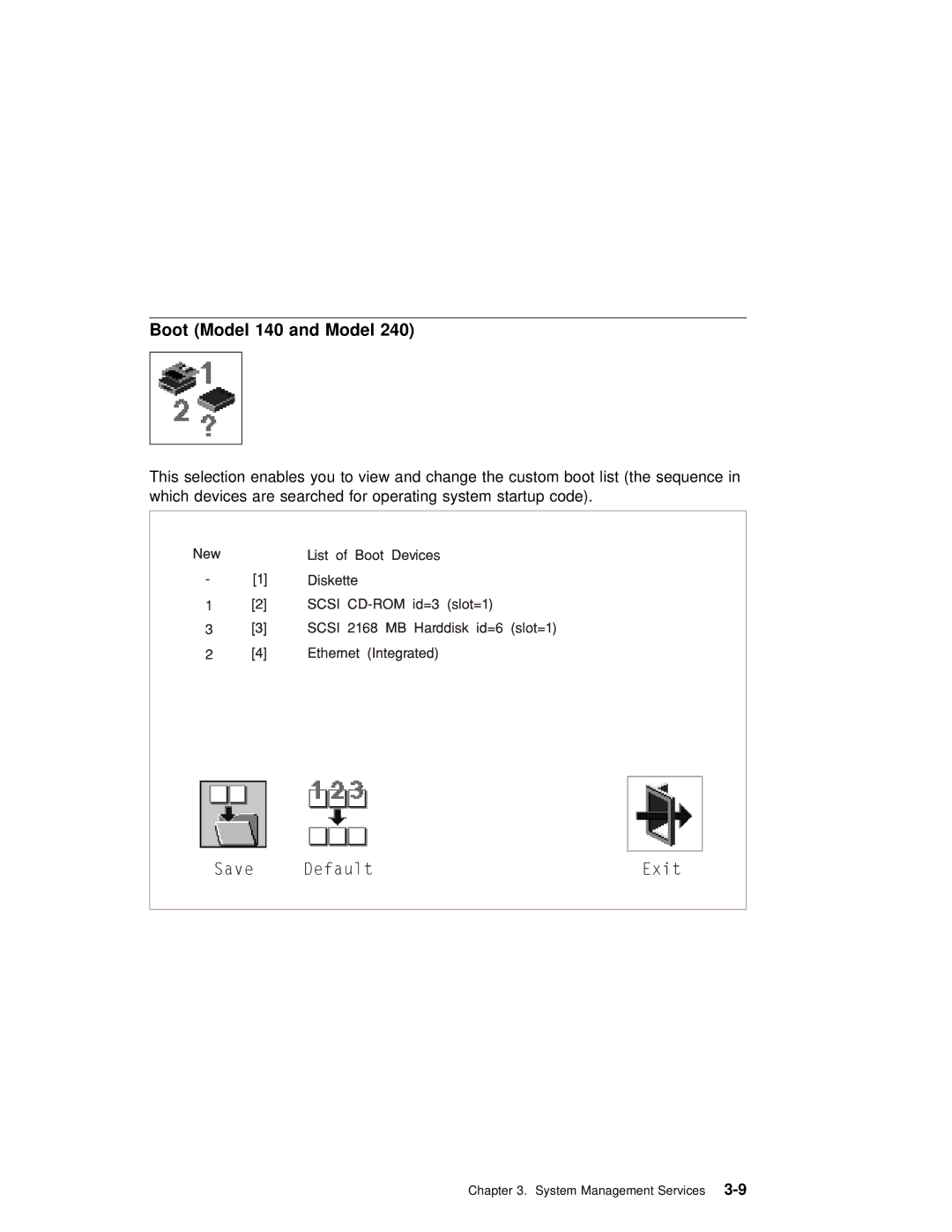 IBM RS/6000 7043 43P manual Boot Model 140 and Model 