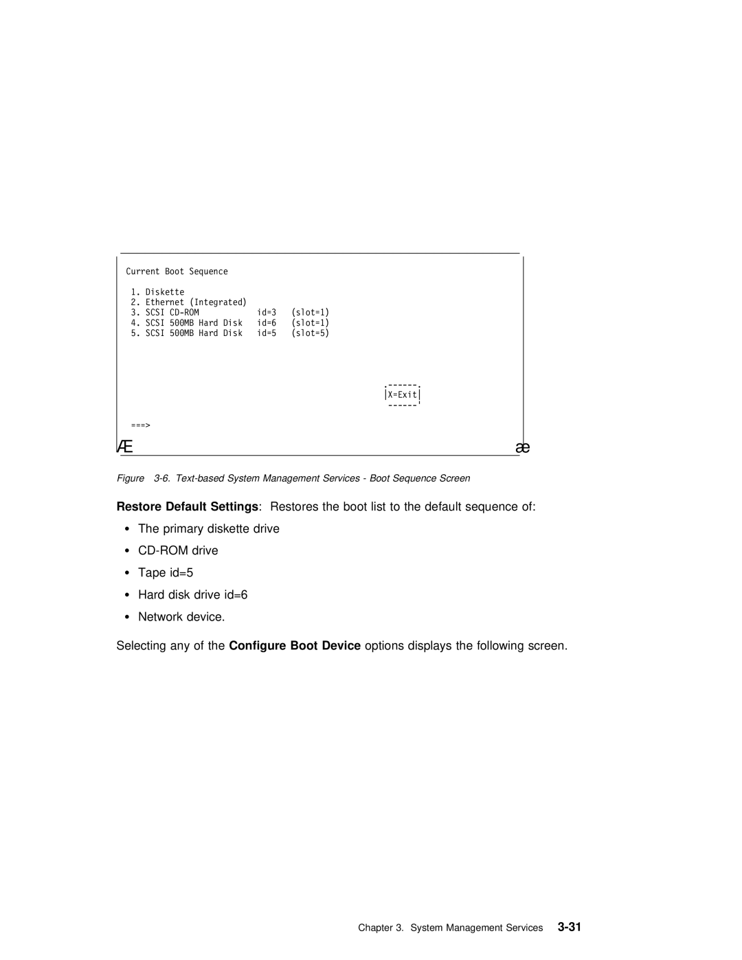 IBM RS/6000 7043 43P manual Default Settings 