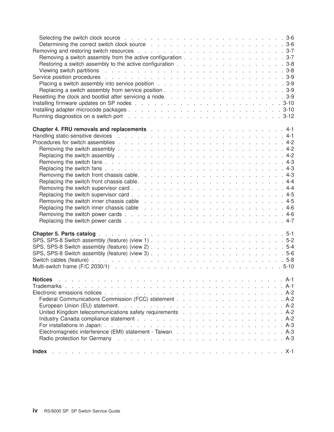 IBM RS/6000 SP manual FRU removals and replacements 