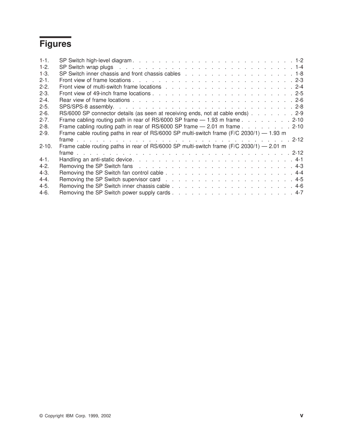 IBM RS/6000 SP manual Figures 