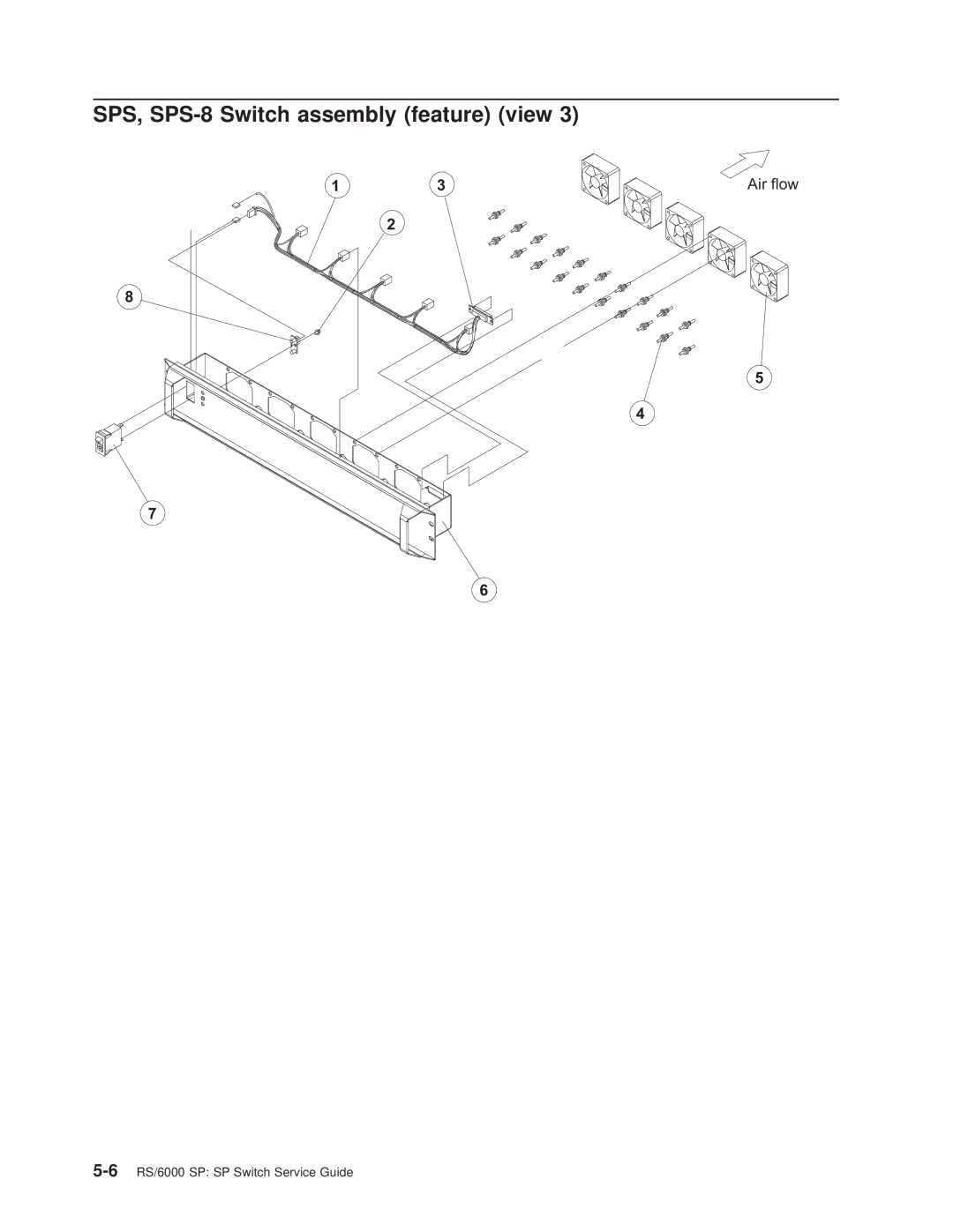 IBM RS/6000 SP manual Air flow 