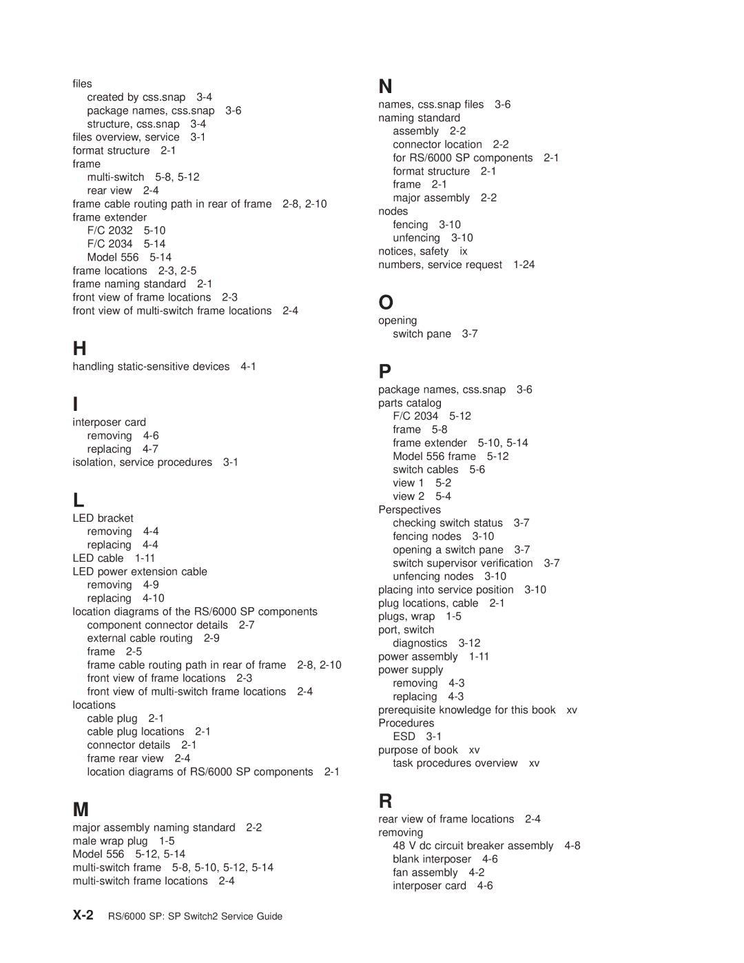 IBM RS/6000 SP manual Files Created by css.snap 