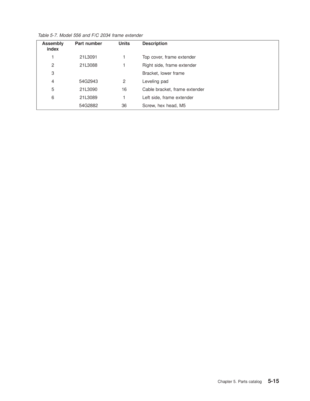 IBM RS/6000 SP manual Model 556 and F/C 2034 frame extender 