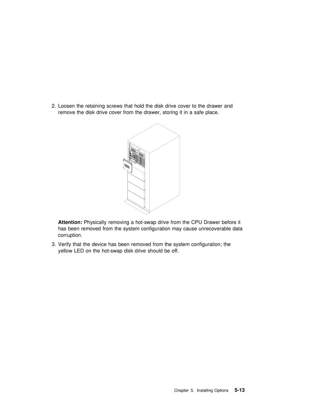 IBM RS/6000 manual Installing Options5-13 