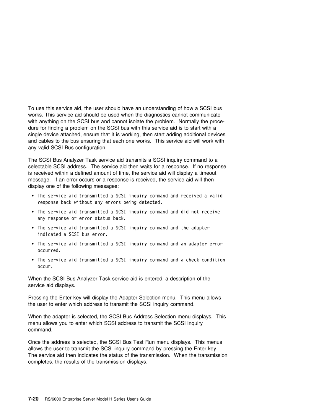 IBM RS/6000 manual Scsi 