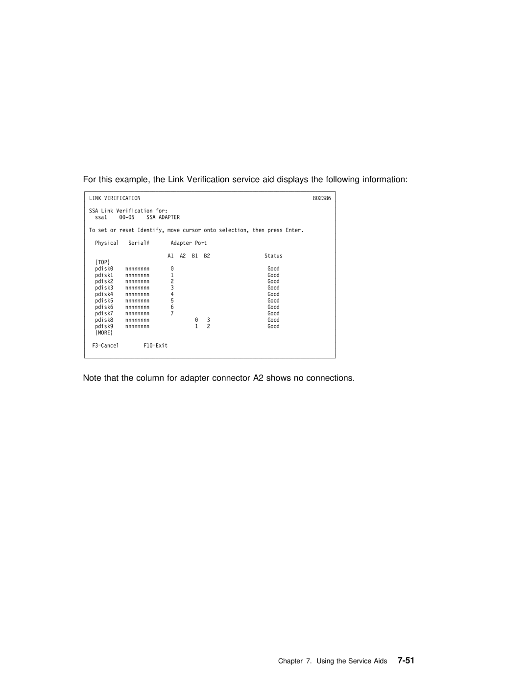 IBM RS/6000 manual Using the Service7-51Aids 