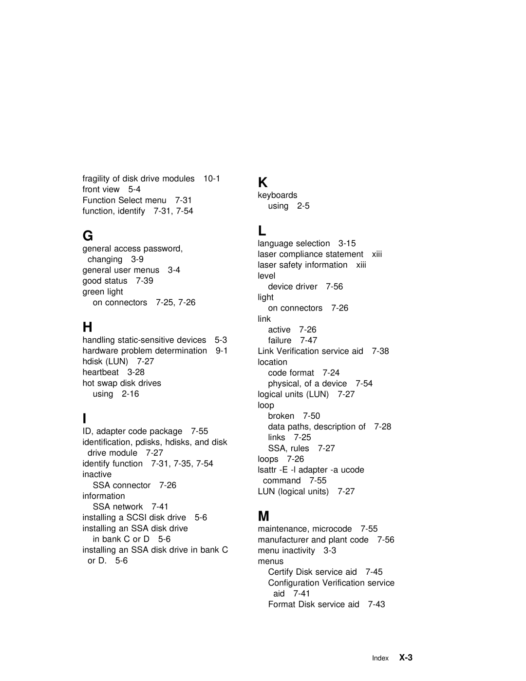 IBM RS/6000 manual Ssa 