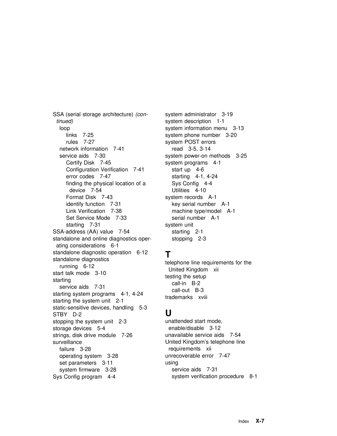 IBM RS/6000 manual SSA serial storage architecturecon System administrator, System description, Stby 