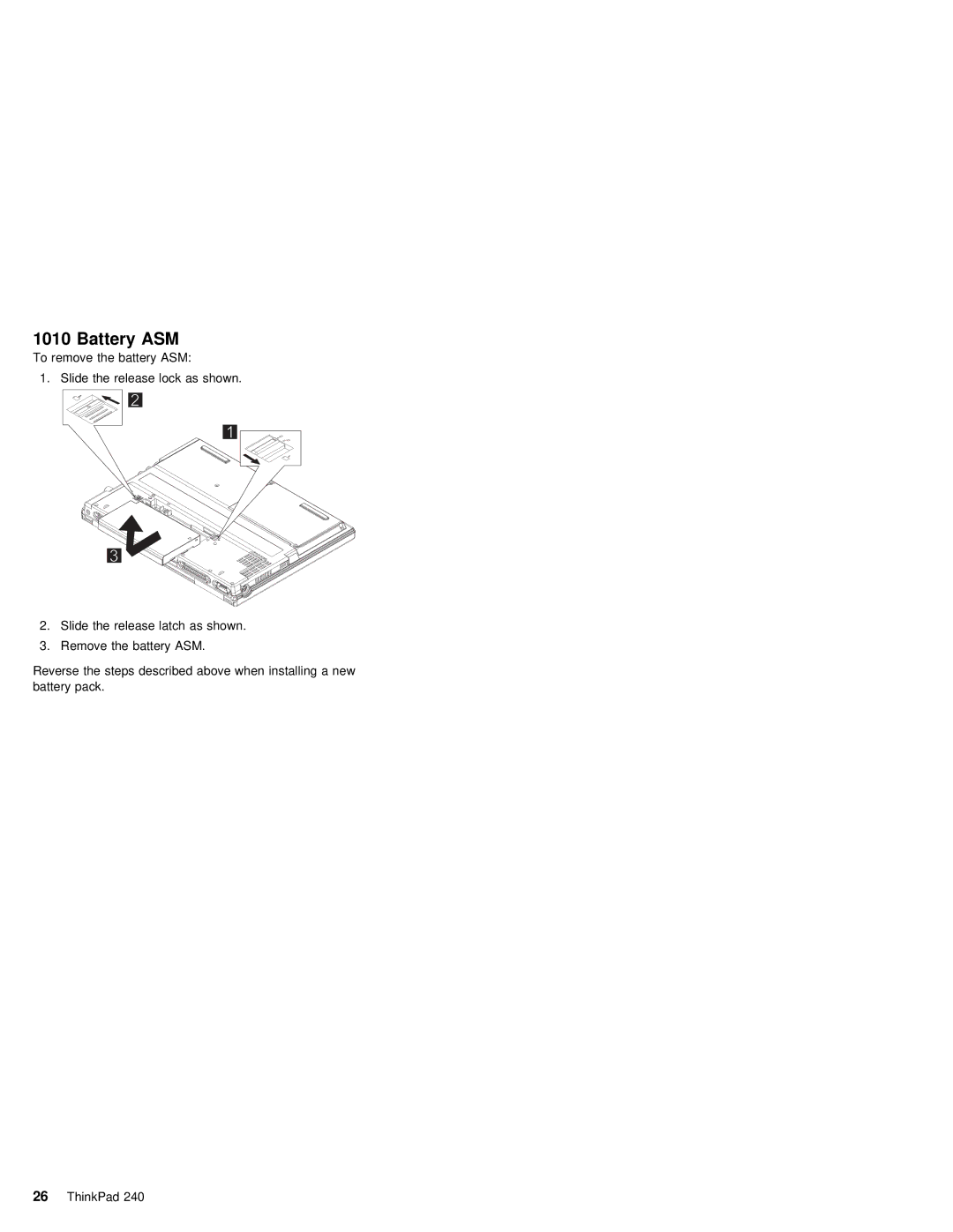 IBM S09N-8590-00 manual Battery 