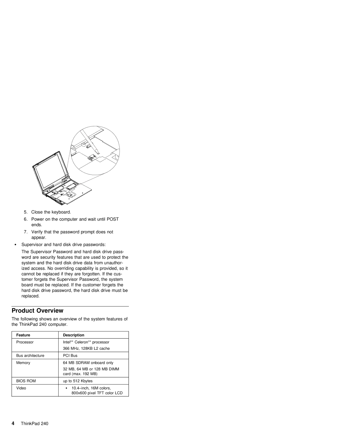 IBM S09N-8590-00 manual Product Overview, Computer 