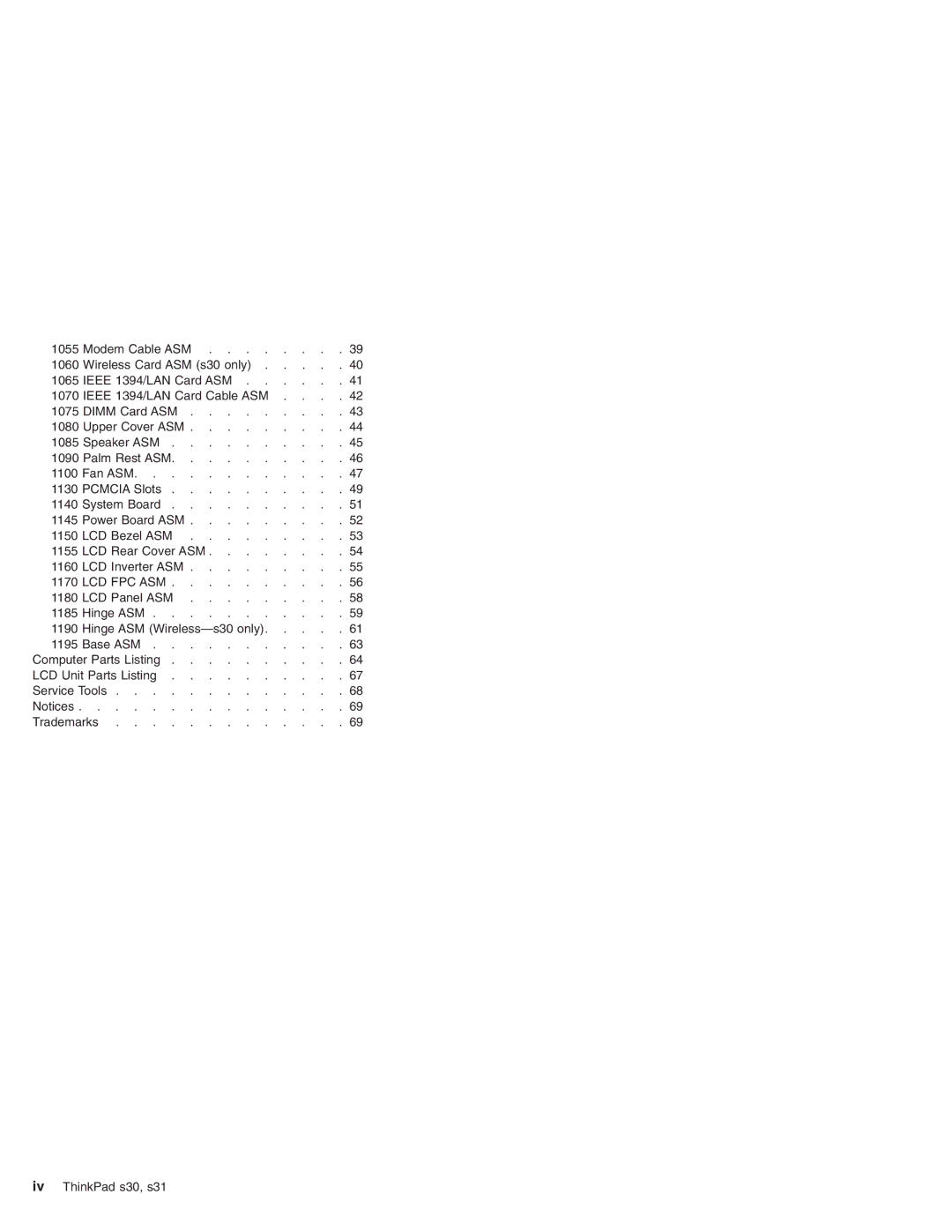 IBM S30, S31 manual Lcd Fpc Asm 