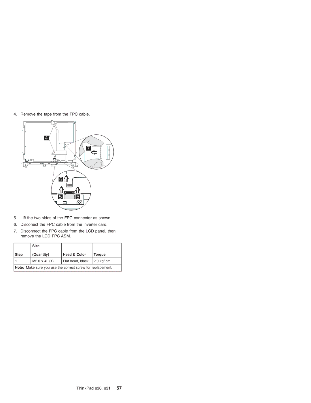 IBM S31, S30 manual ThinkPad s30, s31 