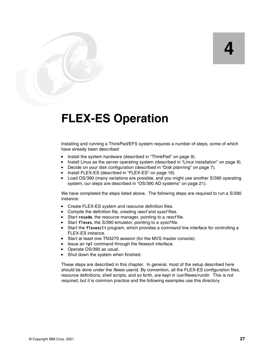 IBM s/390 manual FLEX-ES Operation 