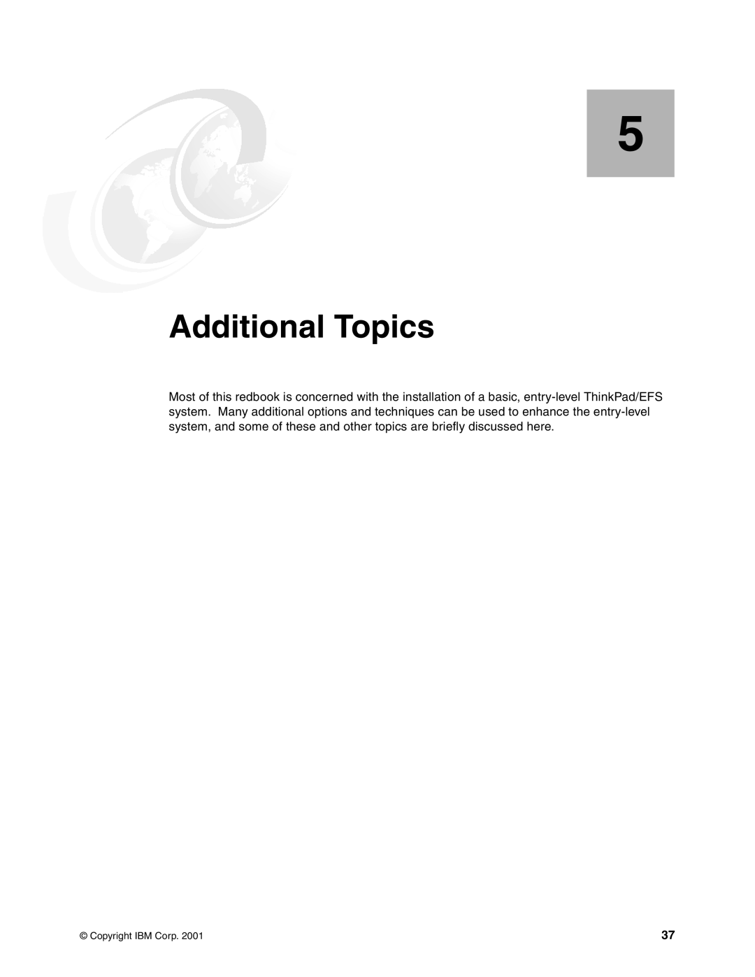 IBM s/390 manual Additional Topics 