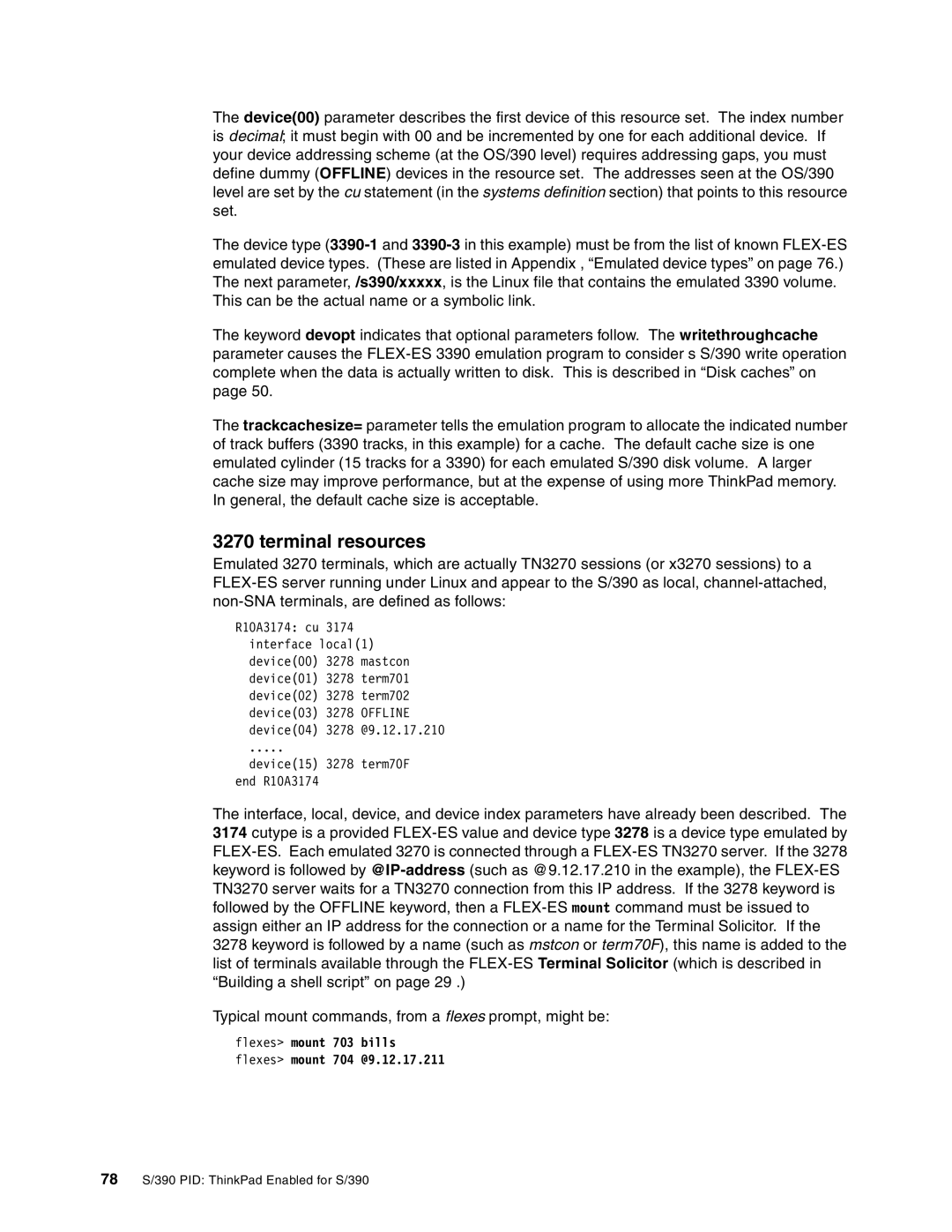 IBM s/390 manual Terminal resources 