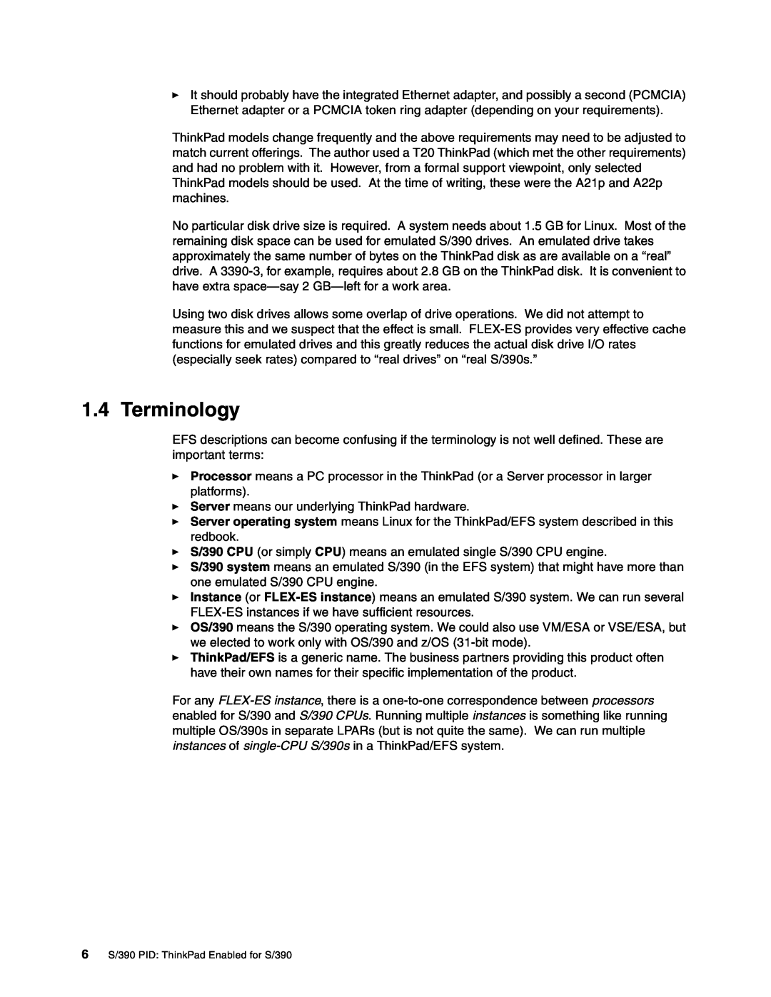 IBM s/390 manual Terminology 