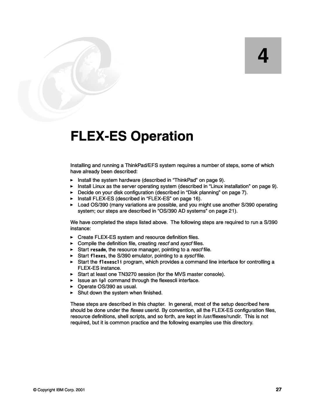 IBM s/390 manual FLEX-ES Operation 