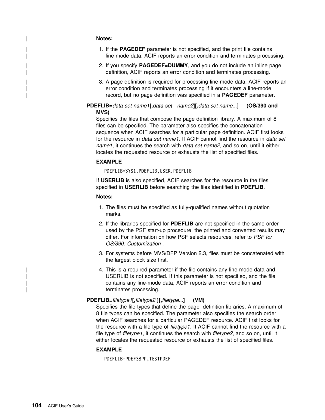 IBM S544-5285-01 manual Acif, OS/390 