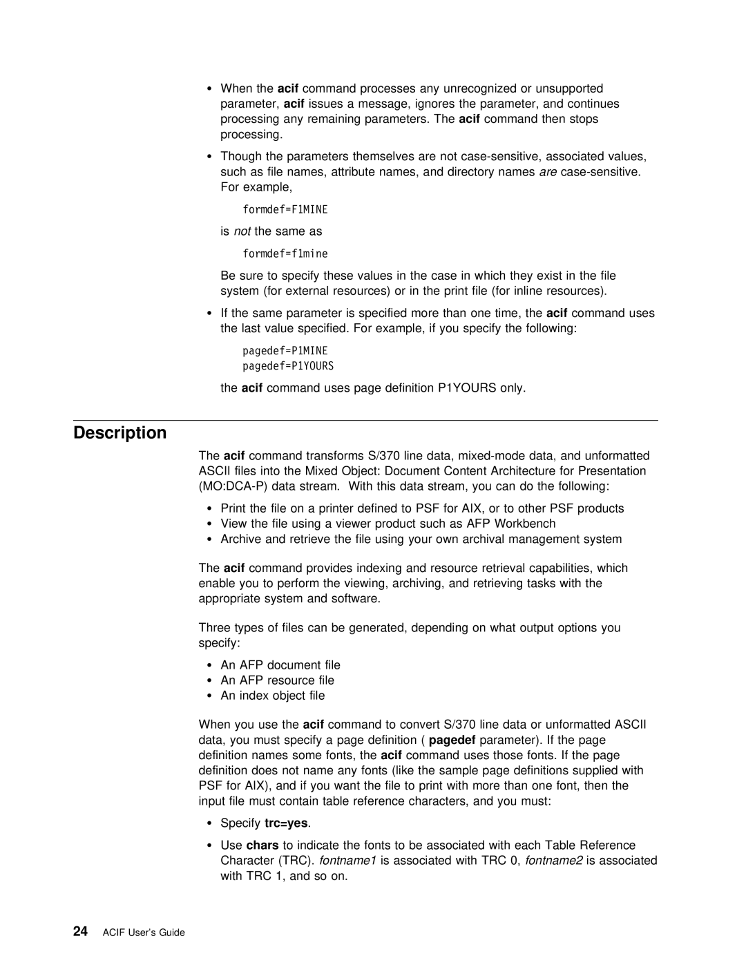 IBM S544-5285-01 manual Description, Isnot 