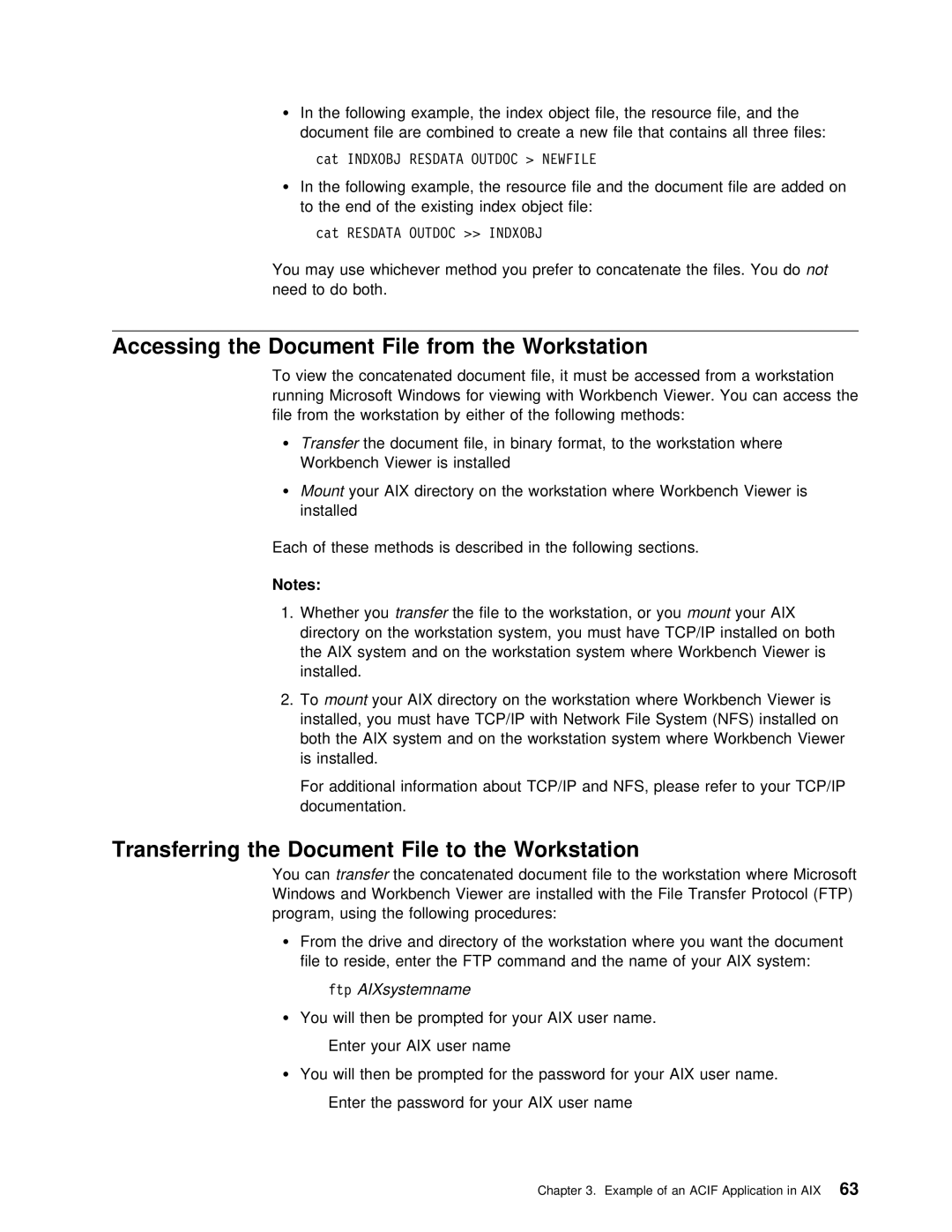 IBM S544-5285-01 manual Accessing the Document, Workstation, Transferring the Document 