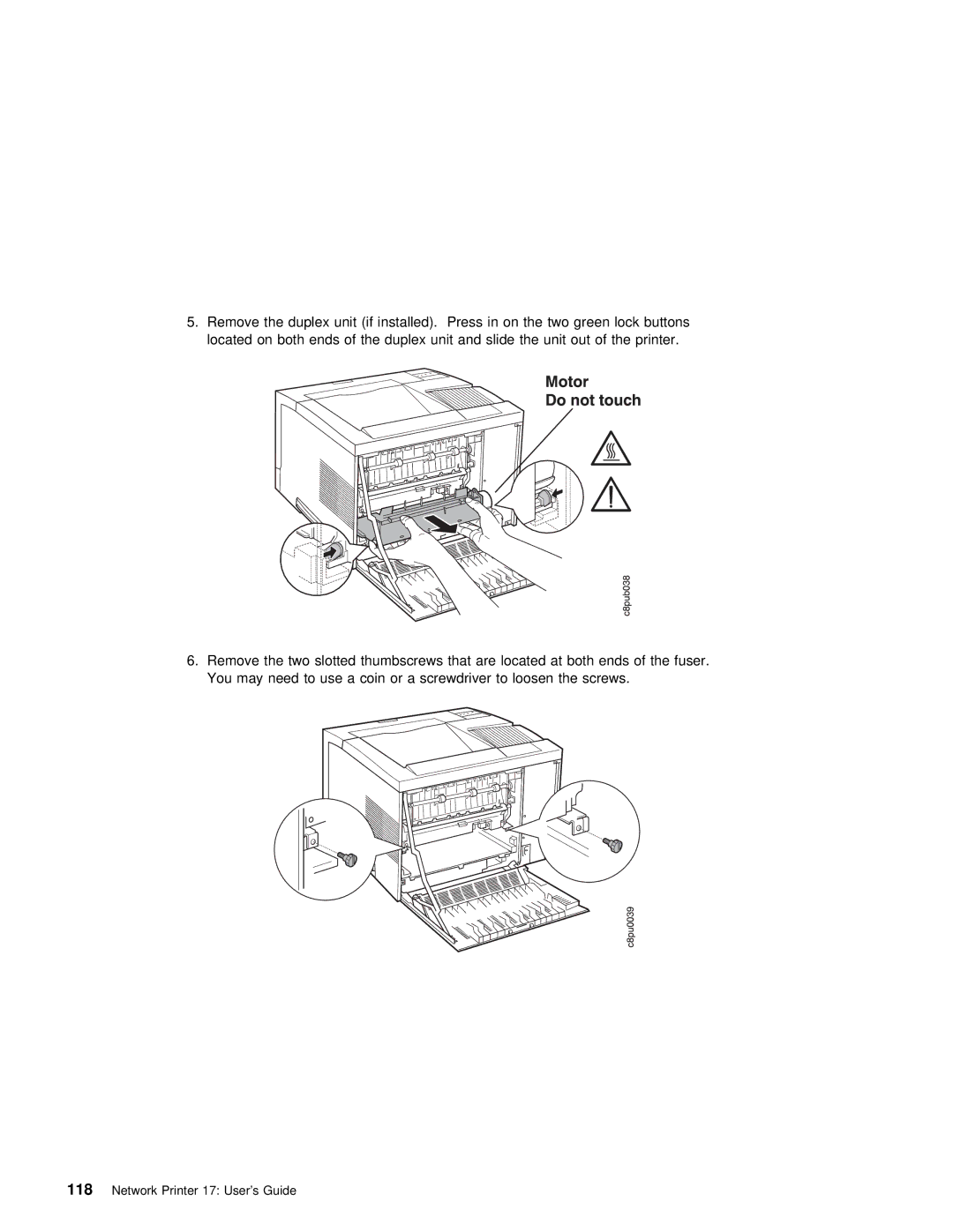 IBM S544-5343-03 manual Network Printer 17 User’s Guide 