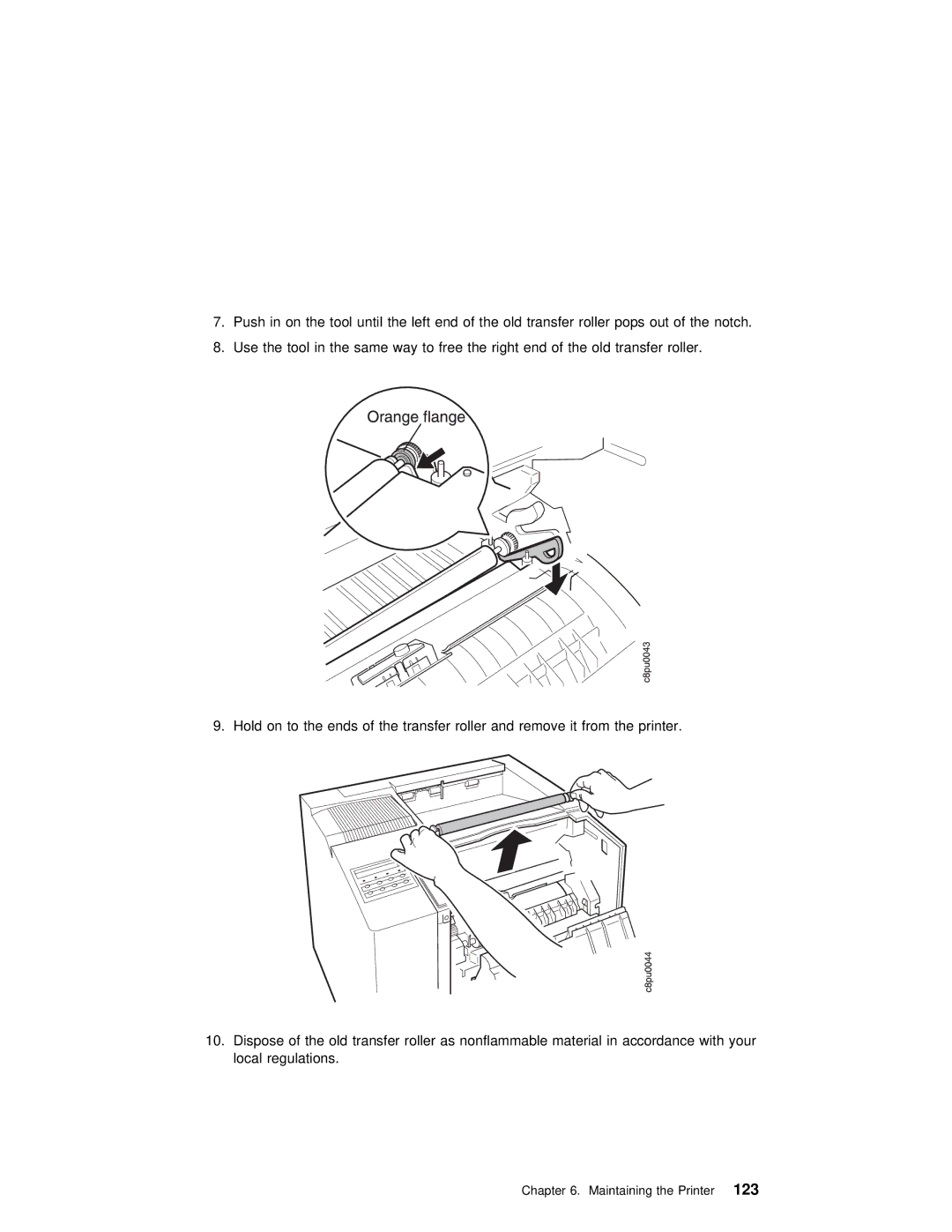 IBM S544-5343-03 manual Maintaining the Printer123 