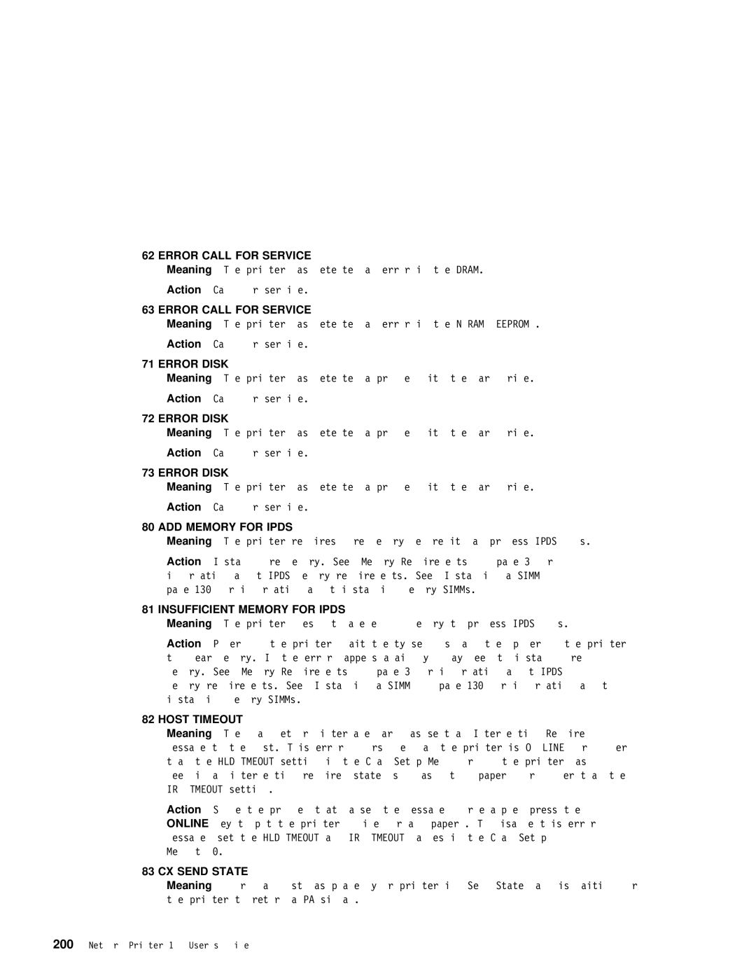 IBM S544-5343-03 manual Irq, Hld 