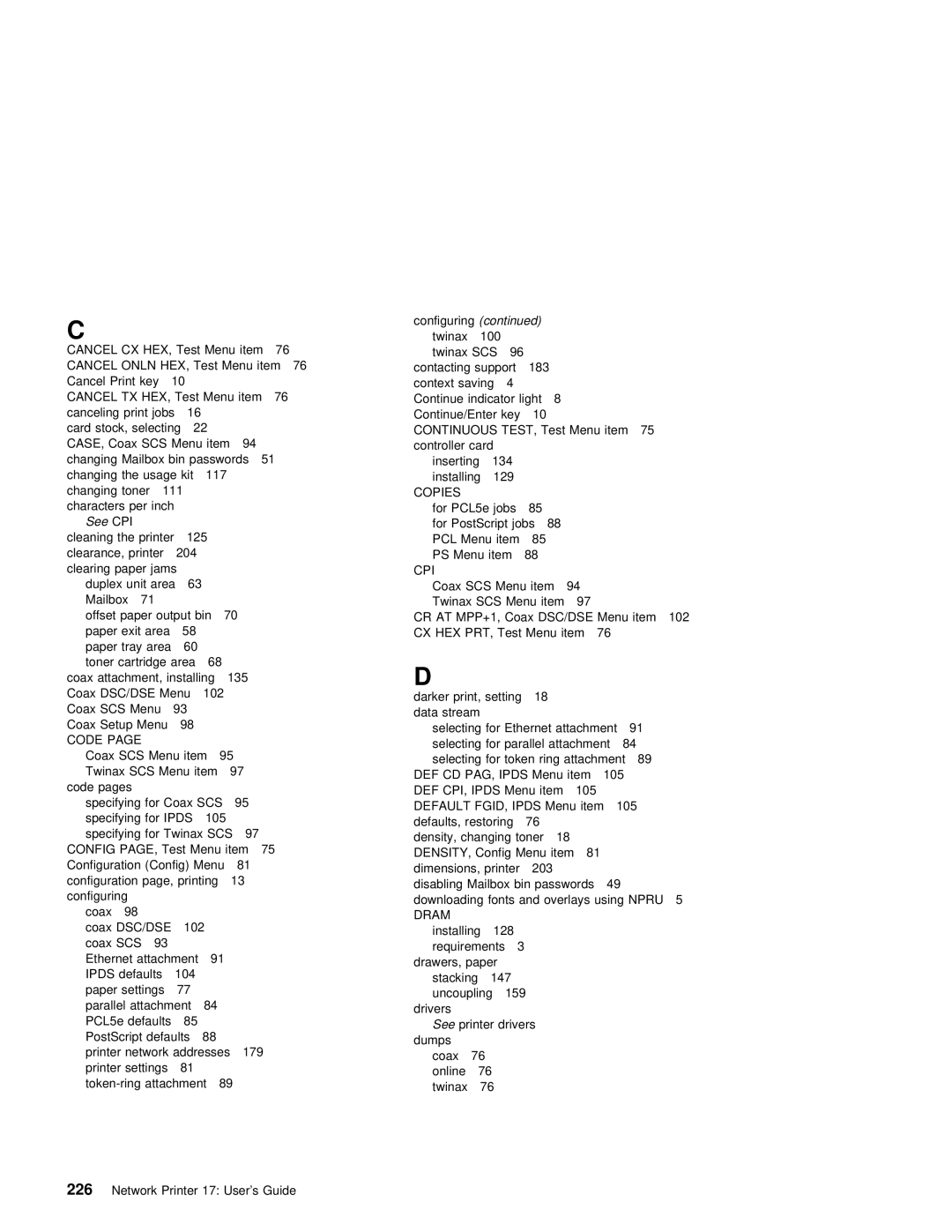 IBM S544-5343-03 manual Hex, DEF CD PAG Ipds 