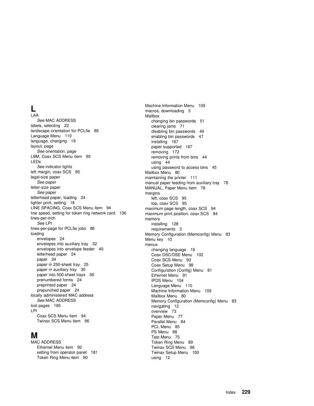 IBM S544-5343-03 manual Line 