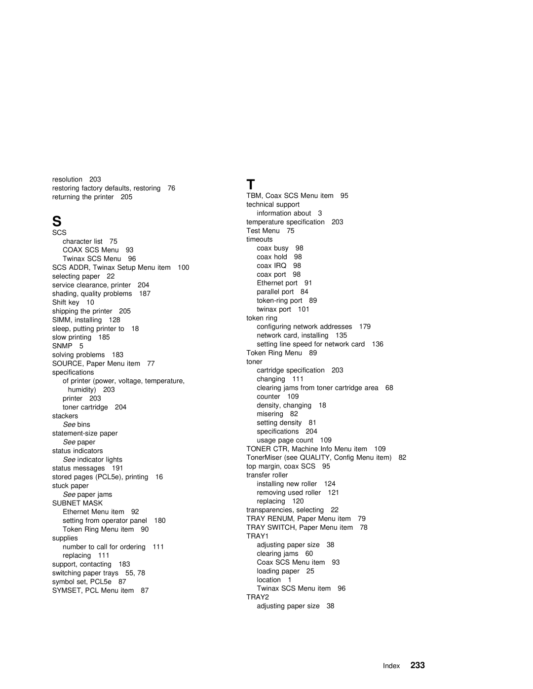 IBM S544-5343-03 manual Scs, Snmp 