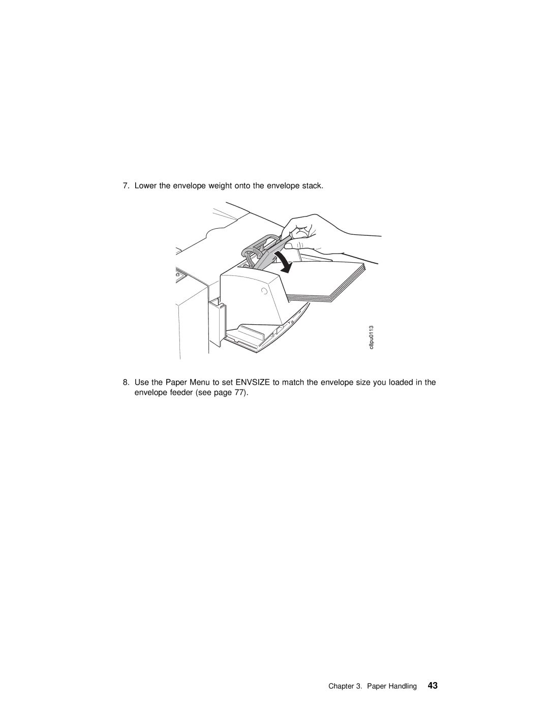 IBM S544-5343-03 manual Paper Handling43 