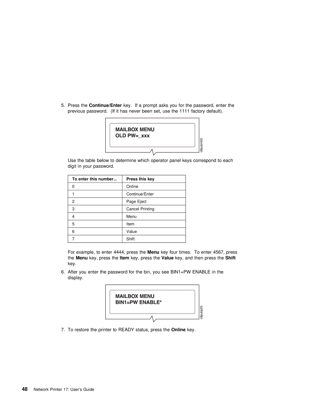 IBM S544-5343-03 manual TheMenu, This number, This Key 