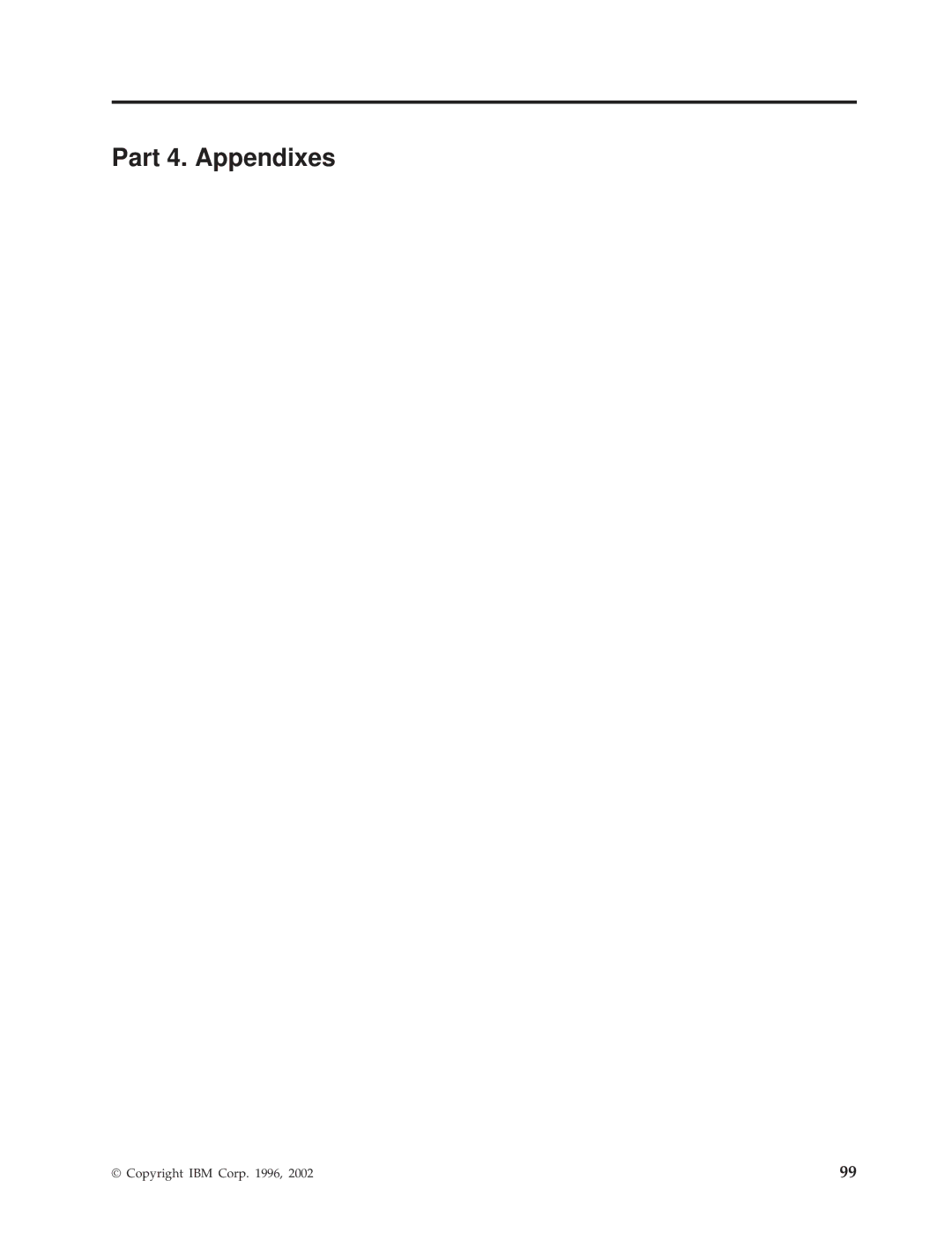 IBM S544-5351-03 manual Part 4. Appendixes 