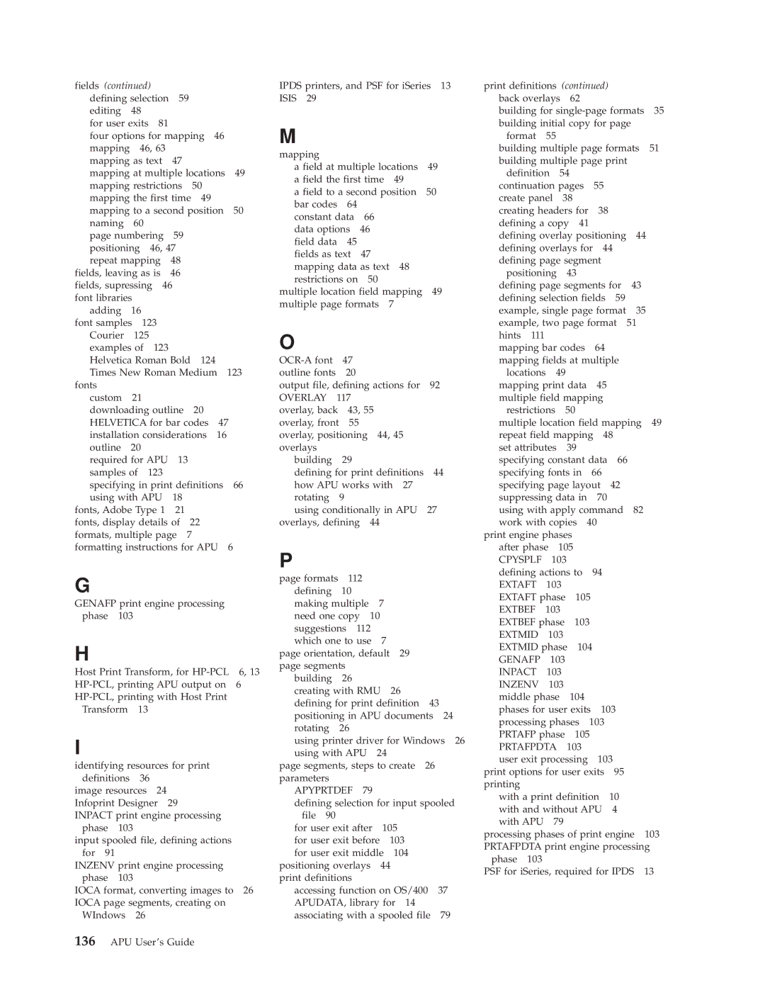 IBM S544-5351-03 manual Overlay, Cpysplf, Extaft, Extbef, Extmid, Genafp, Inpact, Inzenv 