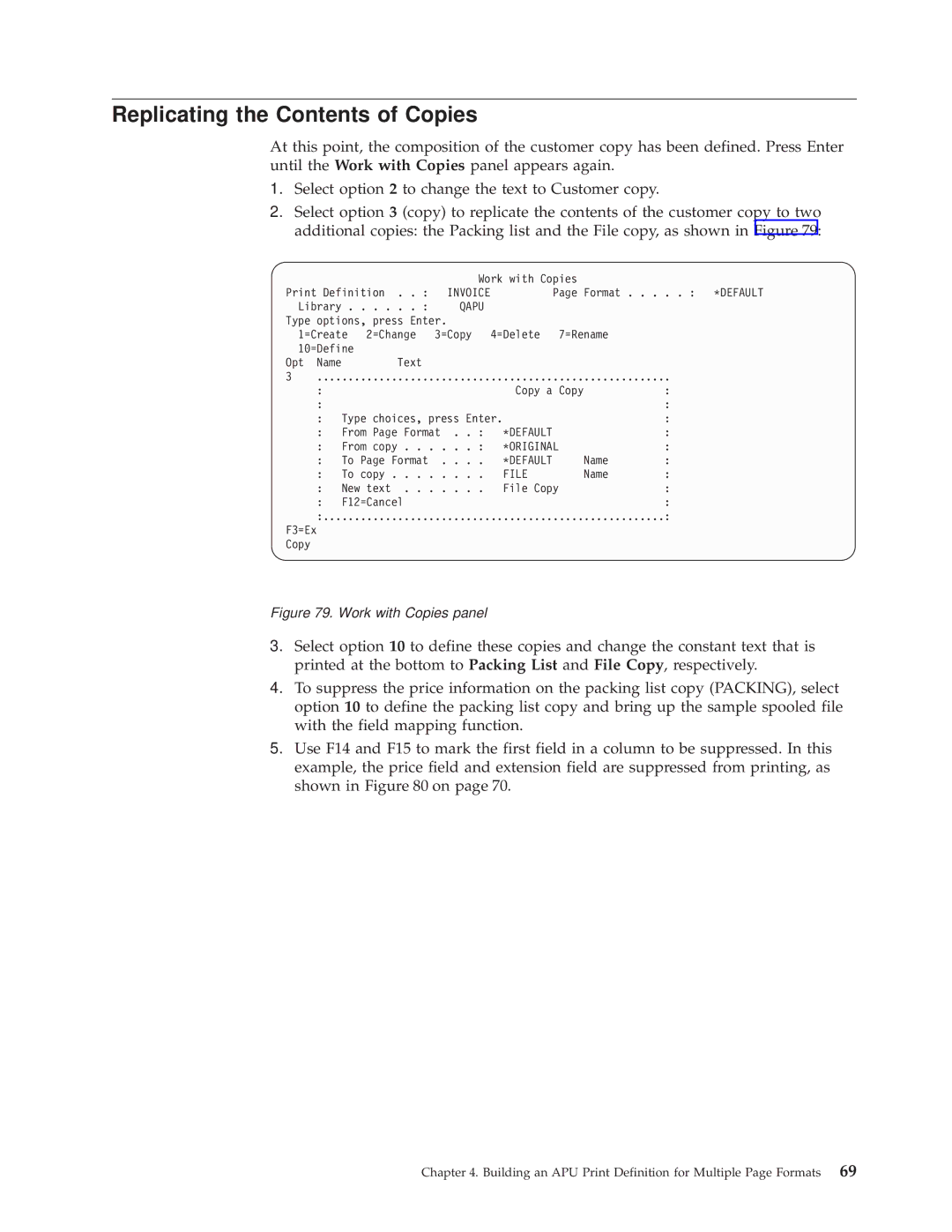 IBM S544-5351-03 manual Replicating the Contents of Copies 