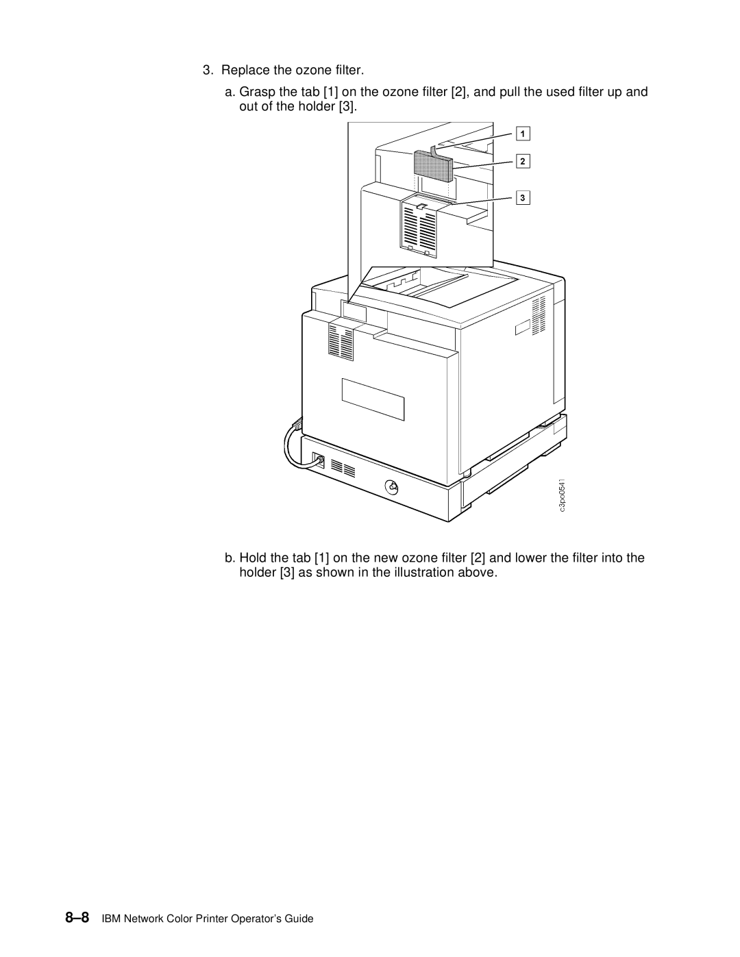 IBM S544-5361-01 quick start 8IBM Network Color Printer Operator’s Guide 