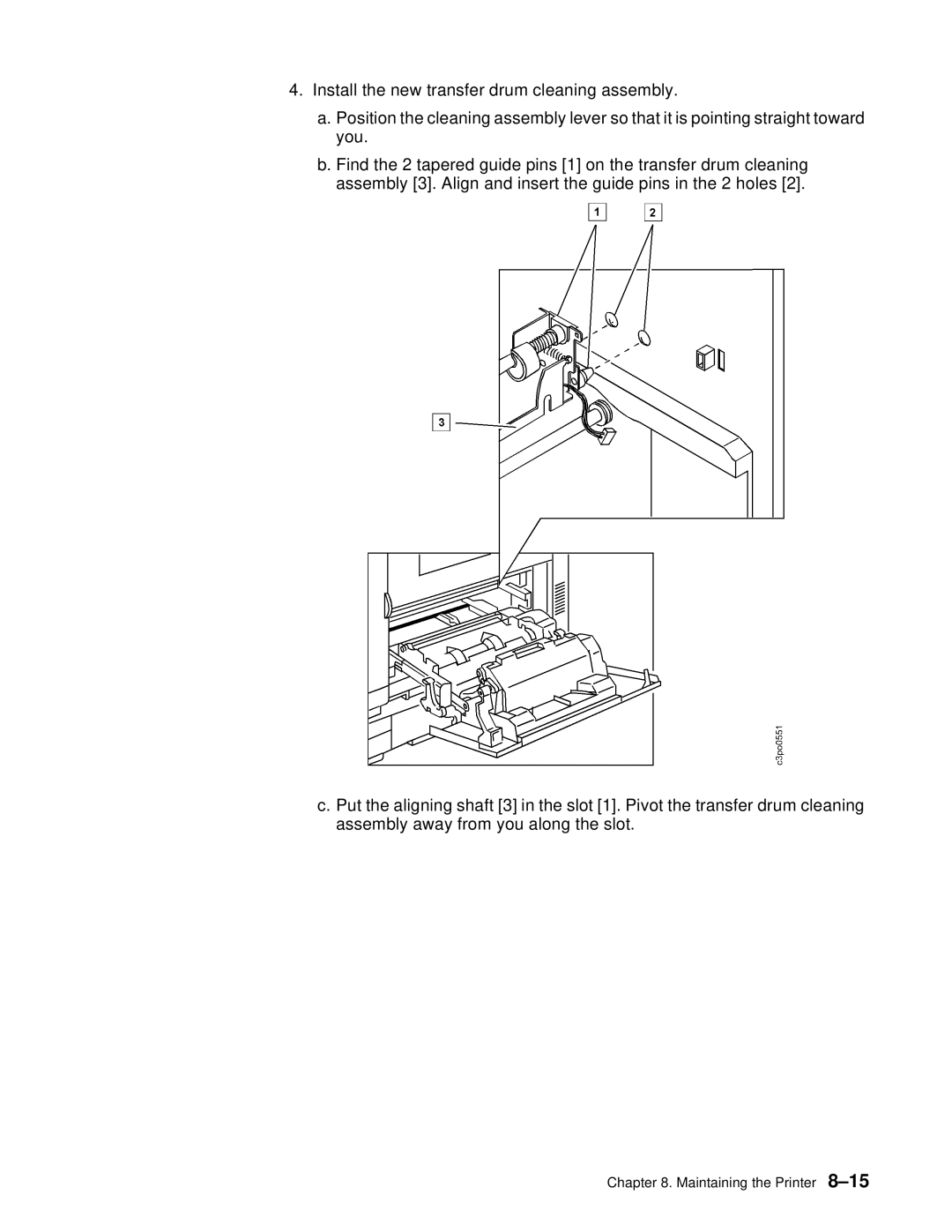 IBM S544-5361-01 quick start Maintaining the Printer 