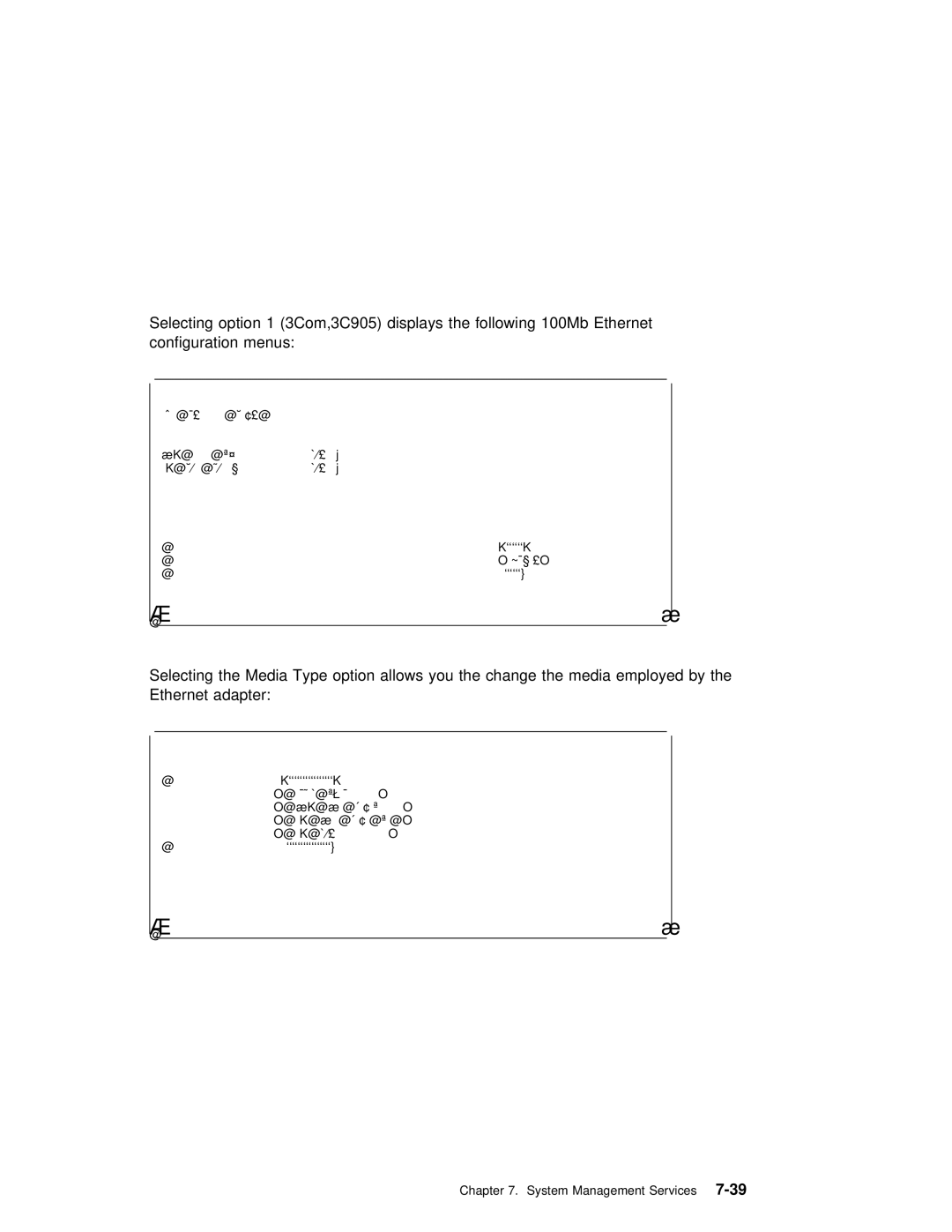 IBM SA38-0512-03 manual System Management Services7-39 