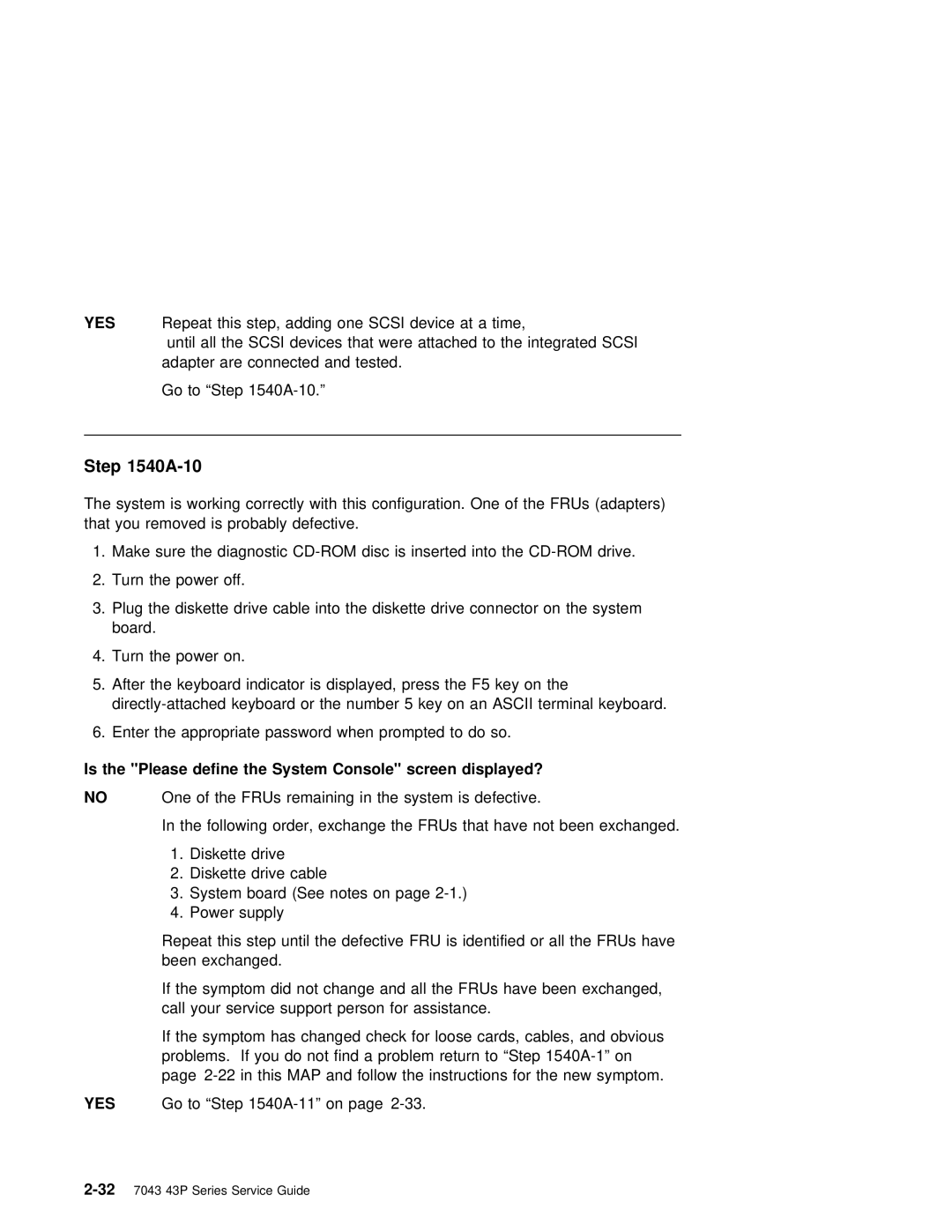 IBM SA38-0512-03 manual 327043 43P Series Service Guide 