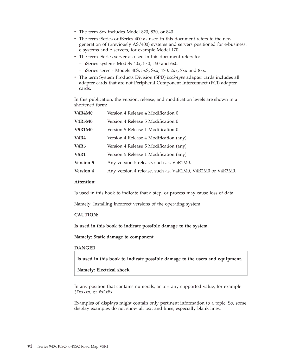 IBM SA41-5155-05 manual V4R4M0 