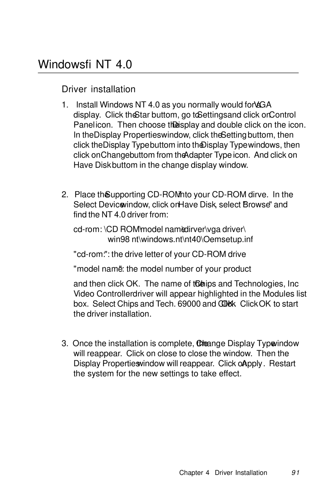 IBM SBC-658 manual Windows NT 