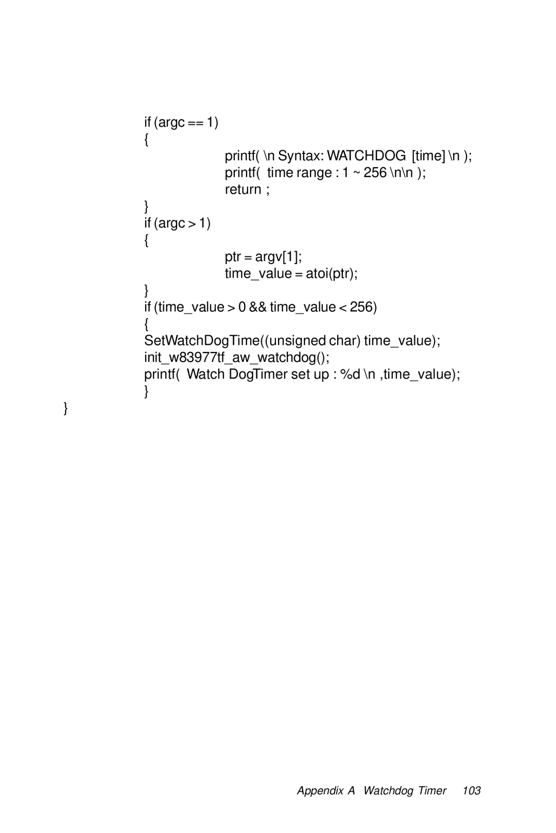 IBM SBC-658 manual Appendix a Watchdog Timer 