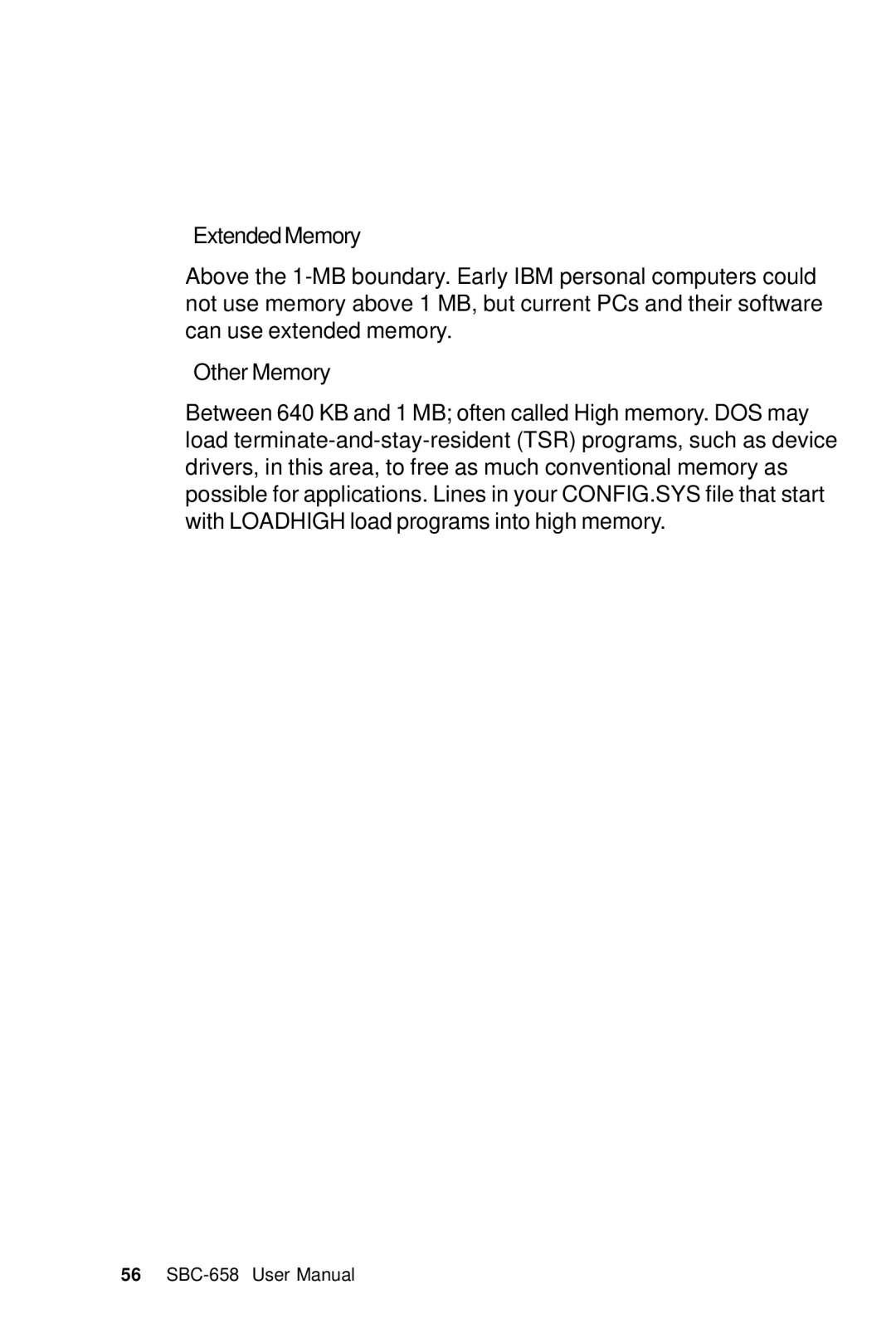 IBM SBC-658 manual 