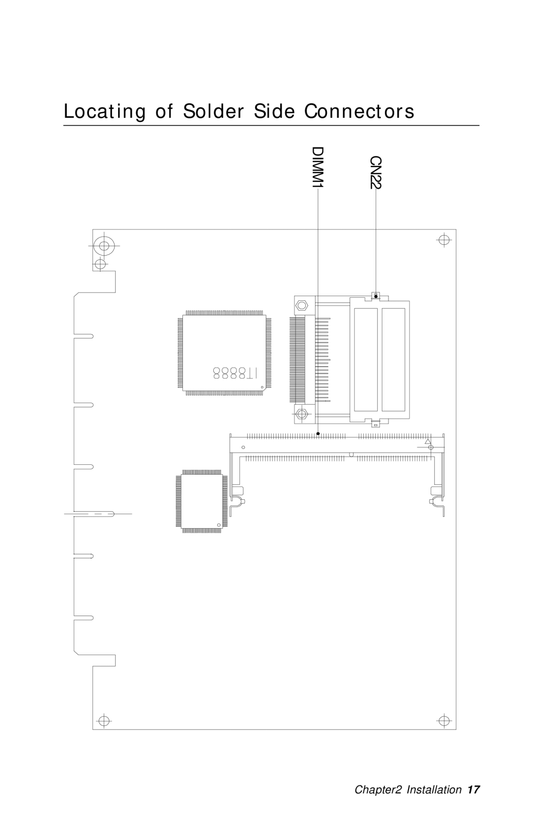 IBM SBC-659P manual Locating of Solder Side Connectors 